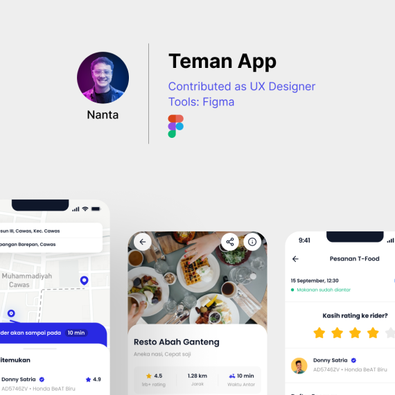 Teman App UI Design